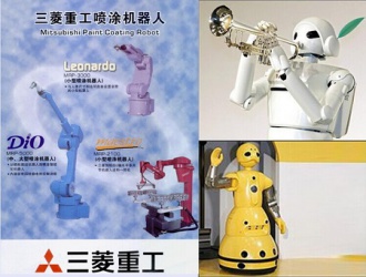 三菱噴涂機器人春節(jié)不打烊，海藍機電道一聲：新春快樂！